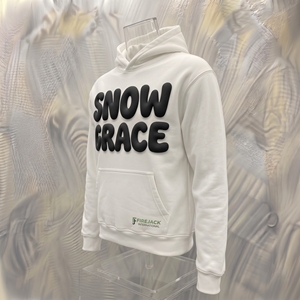 Sweat-shirt à capuche pour homme FIREJACK INTERNATIONAL Snow Grace, 100% coton, imprimé en relief, vêtements d'hiver décontractés, design avec poche - Product Image 4