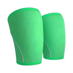 Genouillère de compression sportive en nylon tricoté élastique, fabrication sur mesure, avec sangles, toutes saisons - Product Image 4