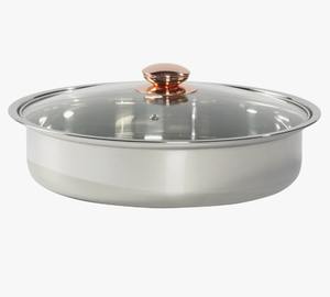 Calentador de comida tipo buffet de lujo, de acero inoxidable, redondo, de 18 pulgadas, al mejor precio. - Product Image 2