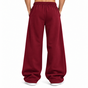 <b>Men's</b> Baggy Sweatpants <b>Elastic</b> <b>Waist</b> Wide Leg <b>Trousers</b> for Gym Training Casual Wear and Bulk Orders - Product Image 4