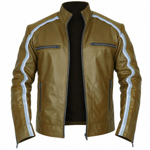 Best Material Custom Made Casual Style <b>Men</b> <b>Leather</b> <b>Jacket</b> OEM Service Wholesale Price Custom Label <b>Men's</b> <b>Leather</b> <b>Jacket</b> High - Product Image 2