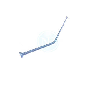 Empujador de Lentes Bechert de Alta Calidad, Punta Vertical en Forma de Y, Empujador de Lentes Bechert de Acero Inoxidable Angulado - Product Image 2