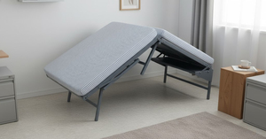 Murphy <b>Bed</b> Twin Size Foldable <b>Space</b> <b>Saving</b> Steel Frame Modern Design Minimalist Style Apartment Use - Product Image 3