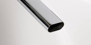 Stainless Steel Cupboard Almirah <b>Pipe</b> 202 Grade JIS Certified Welding <b>Process</b> Cold Rolled Oval Tube - Product Image 5