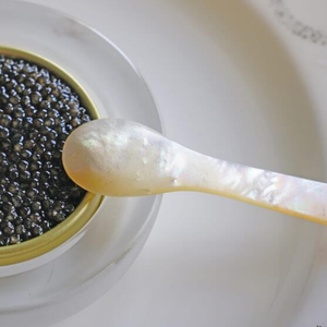 Cuchara de Caviar de Lujo con Incrustaciones de Madreperla, Elegante Cuchara de Servir de Concha para Comidas Gourmet, Set de Regalo y Colección de Vajilla Premium - Product Image 3