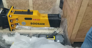 Disjoncteur hydraulique SB30 Silence de type boîte pour mini-pelles et chargeuse compacte Bobcat de bonne qualité pour roches dures - Product Image 3