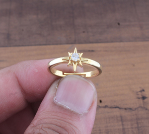 Luxury Gold Plated 925 Sterling Silver Cubic Zirconia <b>Ring</b> AAAA <b>CZ</b> Diamond Engagement Wedding Band Women Jewelry Wholesale - Product Image 4