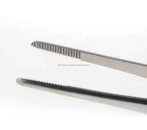 Pince à disséquer incurvée 24cm pince à épiler chirurgicale certifiée CE | OEM et marque privée disponibles | Pince à tissus fiable - Product Image 4