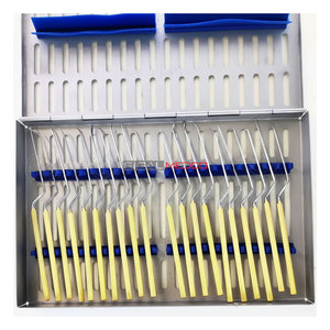 Juego de microdisectores tipo bayoneta con mango dorado premium, instrumentos quirúrgicos de precisión para disección, herramienta médica de acero inoxidable - Product Image 6