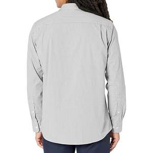 เสื้อเชิ้ตแขนยาวผู้ชายสำหรับงานทางการ ผ้าฝ้ายทวิล 100% ระบายอากาศ แห้งเร็ว เหมาะสำหรับธุรกิจและสำนักงาน ขายส่ง รับผลิตแบบ OEM - Product Image 6