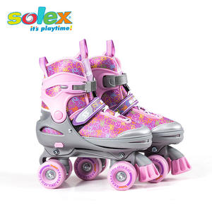 รองเท้าสเก็ตแบบปรับได้กึ่งนุ่มยี่ห้อ OEM ยอดนิยม สำหรับเด็กชาย เด็กหญิง วัยรุ่น เด็กเล็ก อายุ 6-12 ปี ของเล่นกีฬา - Product Image 4