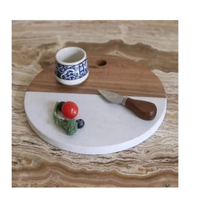 Acacia Wood And Marble Cutting Board Chopping Blocks Rectangle Shape Anti Slip Dishwasher Safe <b>Combination</b> Pack - Product Image 5