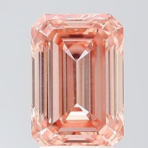 Diamante Cultivado en Laboratorio con Corte Esmeralda de 2.94ct, Color Naranja Intenso Fantasía, VS1, Certificado IGI, Diamante Suelto CVD al por Mayor para la Fabricación de Joyas - Product Image 1