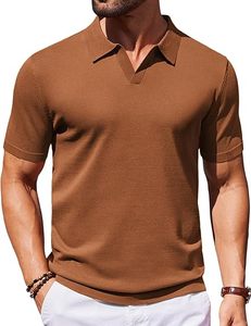 Vêtements de golf OEM en gros, vêtements personnalisés à manches courtes en polyester et coton pour hommes, polo T-shirt - Product Image 6
