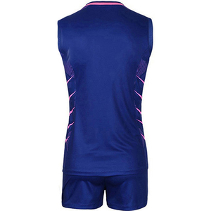 Tenues de volley-ball pour hommes en gros, impression de logo personnalisé, vêtements de sport en polyester, ensembles de tenues de volley-ball à vendre - Product Image 3
