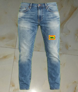 Pantalon Jogger Homme en Denim Pur Lavé Personnalisé Coupe Droite Rétro Formelle Été Automne Imperméable pour Fête - Product Image 2