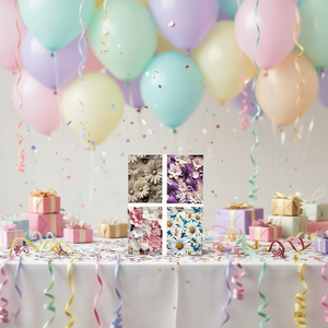 Borsa Regalo ILAN 26x32x10cm con Design Floreale per Decorazioni Festa - Product Image 3