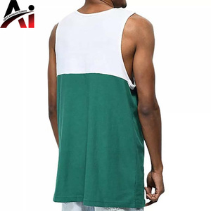 Camiseta sin mangas para hombre al por mayor, ligera, de verano, para gimnasio, con logo personalizado, de algodón, transpirable, estilo deportivo - Product Image 4