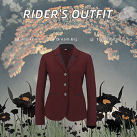 Veste de compétition équestre pour femme Horsekraft, légère, respirante, en maille élastique, de luxe, pour l'été