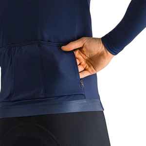 Maillot de cyclisme unisexe personnalisé, taille adulte, coupe-vent, écologique, respirant, maillot de course à séchage rapide, confortable, manches longues - Product Image 2