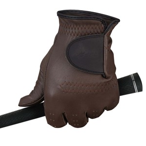 White Cabretta Leather Luxury Unisex Right Hand Golf <b>Gloves</b> Button Closure Adjustable Wrist Strap Hand <b>Grips</b> Breathable Sports - Product Image 3