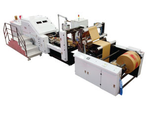 High Quality Quad <b>Paper</b> Bag Machine with Twisted and Flat Handles and Square Bottom Design - Product Image 3