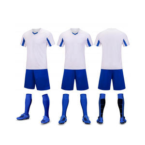 ชุดยูนิฟอร์มฟุตบอลโลโก้แบบกำหนดเอง ชุดทีมฟุตบอลเปล่าสำหรับฝึกซ้อม ชุดฟุตบอลครบชุด ชุดยูนิฟอร์มฟุตบอลแบบกำหนดเอง - Product Image 4