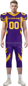 Nuovo Set di Uniformi da Football Americano di Alta Qualità, Traspirante, ad Asciugatura Rapida, Personalizzabile con Nome della Squadra e del Giocatore, Vestibilità su Misura - Product Image 2