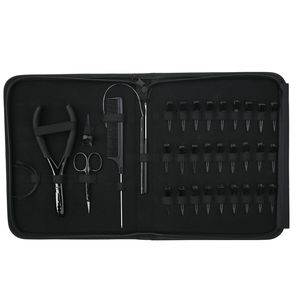 Kit de Herramientas para Extensiones de Cabello: Alicates de Crimpado de 2 Agujeros, Gancho, Peine para Cabello, Aguja, Mini Tijeras, Clip, Accesorios para Separar el Cabello - Product Image 6