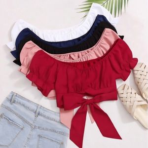 Top Corto de Moda para Mujer, con Logotipo Personalizado, Ecológico, 100% Algodón, Ropa Urbana al por Mayor - Product Image 2