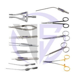 Ensemble d'instruments de chirurgie plastique de base Halsey Needle Holder, 13 pièces, pour chirurgie esthétique, endoscopie, mini-instruments Tebbetts, outils pour la poitrine et la rhinoplastie - Product Image 3