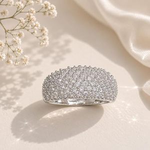 Nouveauté AFAR Jewelry, bijoux fins, argent sterling 925, plaqué or blanc 18 carats, certifié GRA, bague en moissanite pour homme, style hip hop - Product Image 2