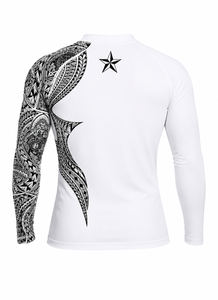 Camiseta de Compresión de Alta Calidad para Hombre, Secado Rápido, Personalizable con Logotipo, Sublimación, Mangas en Contraste, Cuello Redondo, Protección UV, para Gimnasio y Entrenamiento - Product Image 2