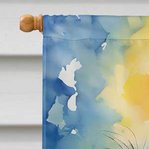 Guepardo gran porche manga poste decorativo patio Banner ilustraciones Multicolor poliéster casa bandera colgante de pared - Product Image 3