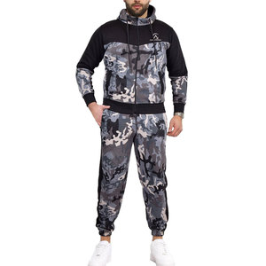 Ensemble de survêtement sportif pour homme, imprimé par sublimation, haut et bas assortis, pour l'entraînement, la course à pied ou la salle de sport - Product Image 1