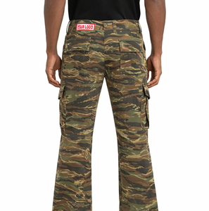High Quality Top Selling Custom <b>Camouflage</b> <b>Cargo</b> Pants Multi Pocket <b>Cargo</b> Pants Cotton Trousers Private Label - Product Image 4