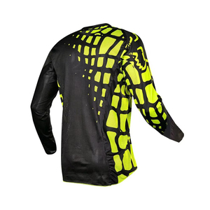 2026 High Quality Custom Made Sublimated Design Your Own Breathable <b>Flame</b>-Retardant Plus Size Racing Motocross Jersey Sportswear - Product Image 2