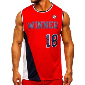 Ensemble d'uniformes de basketball sans manches sur mesure, respirants, grande taille, de bonne qualité, avec propriétés antibactériennes - Product Image 5