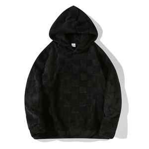 Manufacturer's Custom Casual <b>Man</b> <b>Hoodies</b> Slim Fit Long Sleeve Winter Pullover Autumn Plaid Sweatshirts Street Wear Solid Pattern - Product Image 1