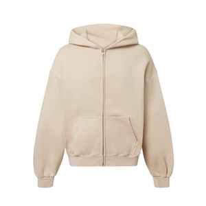 Comfortable Long <b>Zip</b> Up Hoodies Oversized Streetwear Casual Hooded <b>Jacket</b> With Full Zipper And Pockets For <b>Men</b> And Women - Product Image 2