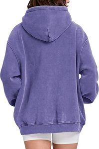 Sudadera con Capucha Vintage con Lavado Ácido, Unisex, Ropa Casual, Sudadera con Capucha con Lavado Ácido y Logotipo Personalizado, Sudadera con Capucha de Moda Urbana, Sudadera con Capucha Lavada al Ácido de Gran Gramaje, Estilo Relajado - Product Image 5
