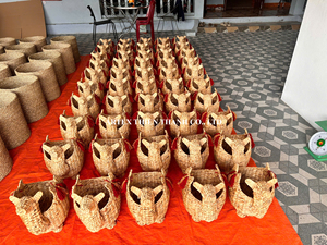 Cesta de Almacenamiento de Mimbre Hecha a Mano con Forma de Ballena, con Tapa, de Alta Calidad, Elegante Cesta para Juguetes, para Guardería y Hogar - Product Image 5