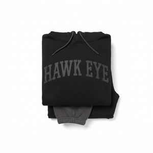 Hawk Eye Sports Sweat à capuche d'hiver pour hommes adultes en molleton fin 300g, avec fermeture boutonnée intégrale et cordon de serrage, style sportif - Product Image 6