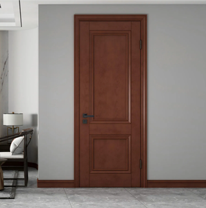 Puertas Modernas de Madera Sólida Ecológica Compuesta WPC, Resistentes al Agua, con Línea Decorativa Interior, para Dormitorio, Cocina, Entrada, Nuevas - Product Image 2