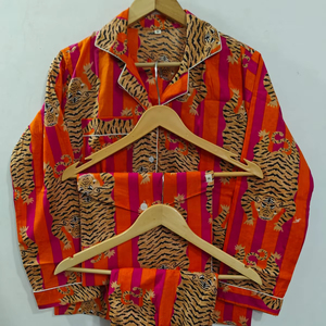 Wholesale Soft Cotton Night Suit Women Pajama Night Dress Sleepwear Dress Bridal Pajama Set Gift <b>Spaghetti</b> <b>Strap</b> Suit Sleepwear - Product Image 1