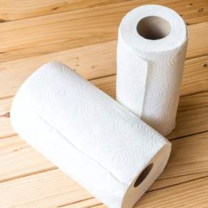 Papier absorbant en pâte de bois pour cuisine, rouleau de papier essuie-tout 3 plis pour restaurant, fournisseur de papier essuie-tout de haute qualité - Product Image 1