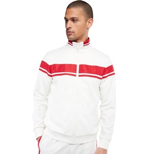 ชุดวอร์มกีฬาไนลอนผู้ชาย พิมพ์โลโก้ตามสั่ง ชุดวิ่งออกกำลังกายแบบสะท้อนแสง OEM ชุดลำลองแบบซับลิเมชั่น - Product Image 1