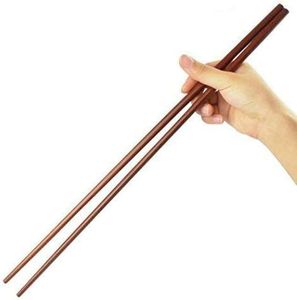 Ensemble de baguettes réutilisables écologiques en bois de haute qualité, 100% bois, durables, 5 couleurs et 5 types de bois, pour cadeaux d'affaires - Product Image 3