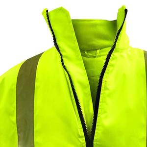 เสื้อแจ็คเก็ตนิรภัยสะท้อนแสงแบบกันความร้อนสั่งทำขายส่งสำหรับคนงานกลางแจ้งที่ต้องการความปลอดภัยสูงและระบายอากาศได้ดี - Product Image 5