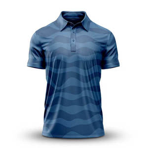 Ropa de Golf Personalizada de Alta Calidad, Material Deportivo de Secado Rápido, Corte Ajustado, Camiseta Polo Deportiva Estampada para Hombre - Product Image 6